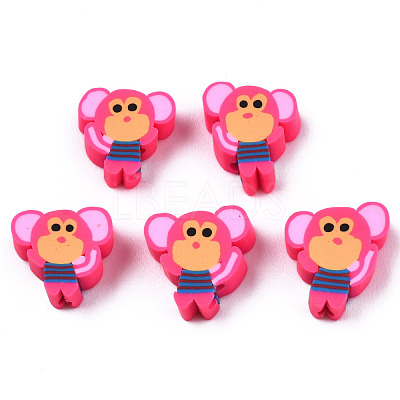 Handmade Polymer Clay Beads CLAY-N007-017C-1