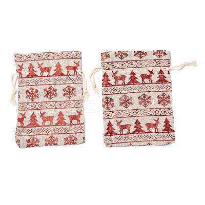 Cotton Gift Packing Pouches Drawstring Bags ABAG-B001-01B-07-1