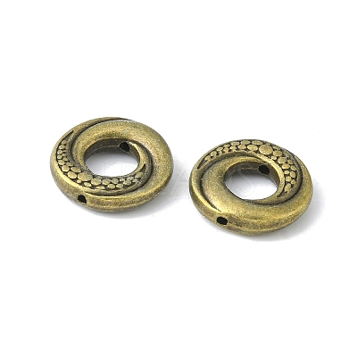 Tibetan Style Alloy Donut Bead Frames LS-TIBEB-5723-AB-NR-1