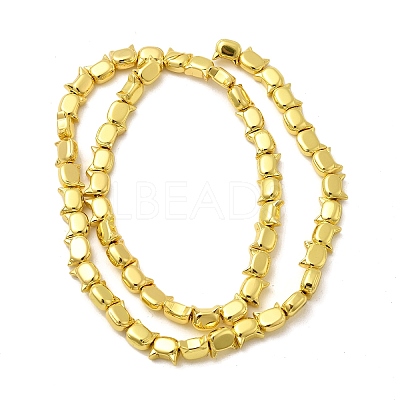 Electroplate Glass Beads Strands EGLA-F166-11G-1