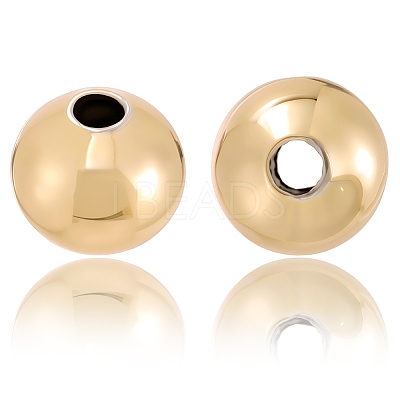 Brass Spacer Beads KK-BBC0015-08A-1