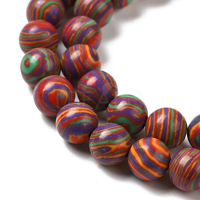 Synthetic Malachite Dyed Beads Strands G-P507-02A-03-1