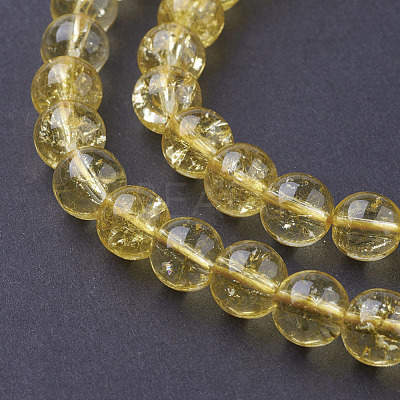 Citrine Beads Strands X-G-C076-8mm-6A-1