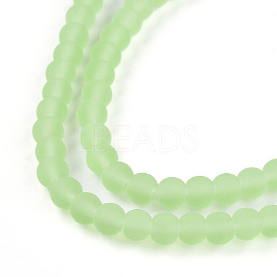 Transparent Glass Beads Strands GLAA-T032-T4mm-MD17-1