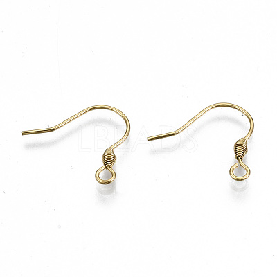 304 Stainless Steel Earring Hooks STAS-S111-011G-NR-1