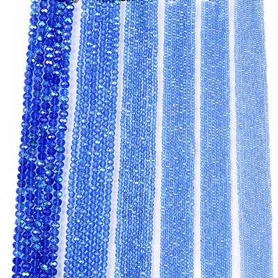Electroplate Glass Beads Strands EGLA-A044-T4mm-L14-1