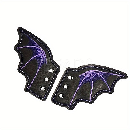 Halloween Imitation Leather Shoe Buckle for DIY Shoe Accessory PW-WG725D7-01-1