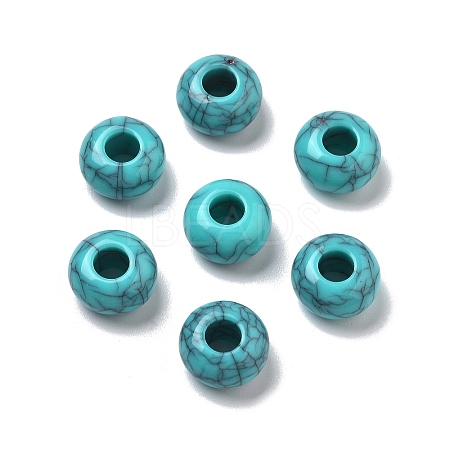 Two Tone Acrylic Beads OACR-S042-07C-1