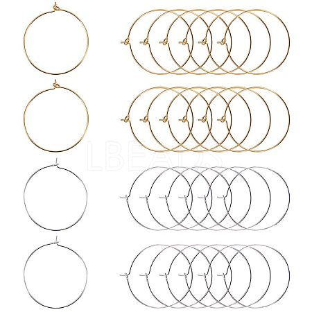 Brass Wine Glass Charm Rings Hoop Earrings KK-PH0028-01M-1