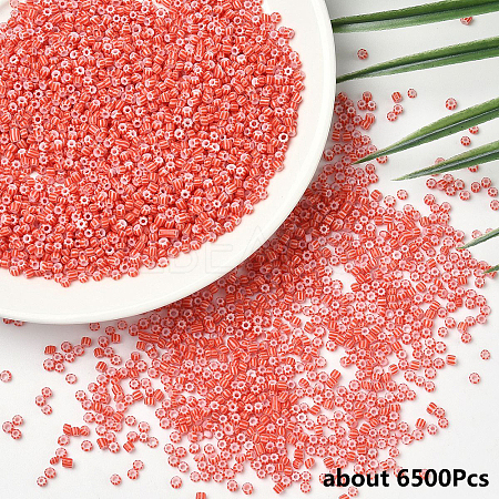 200G Opaque Colours Seep Glass Seed Beads SEED-FYW0003-14D-1