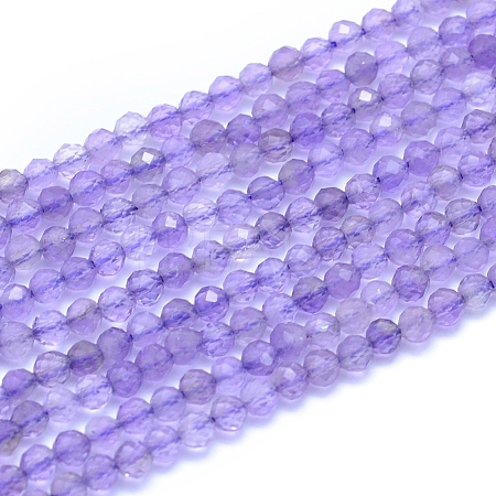 Natural Amethyst Beads Strands G-I279-E04-03-1
