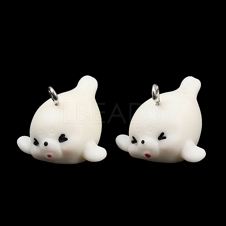 Marine Series Opaque Resin Pendants LS-RESI-XCP0002-42C-1
