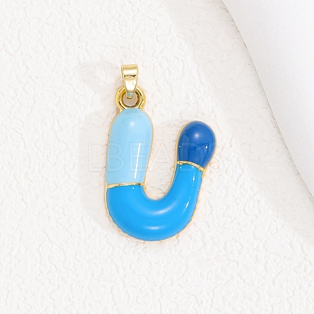 Alloy Enamel Pendants ENAM-S023-01G-U-1