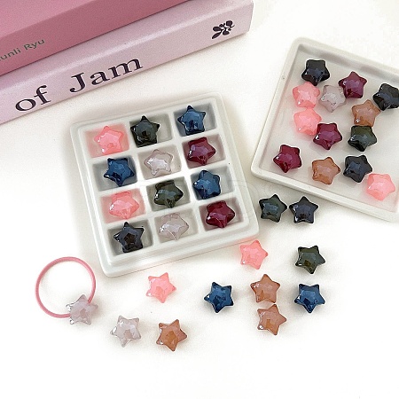 Opaque Acrylic Beads OACR-N137-21-1