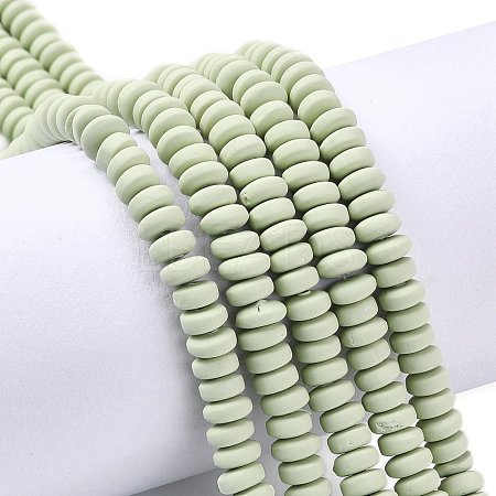 Handmade Polymer Clay Beads Strands X-CLAY-N008-008-101-1