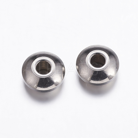 201 Stainless Steel Beads Spacers X-STAS-K146-068-5mm-1