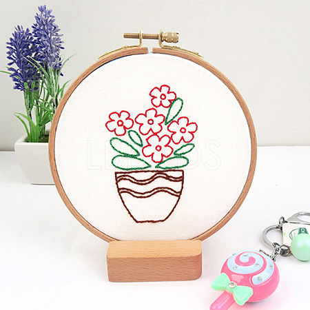 DIY Embroidery Starter Kits DIY-P077-108-1