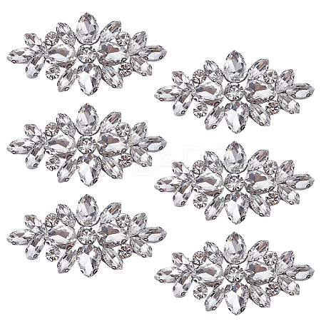 Glass Rhinestone Ornament Accessories DIY-WH0308-990A-1