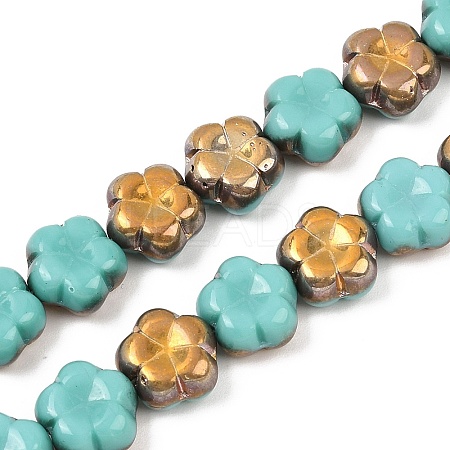Czech Pressed Glass Beads GLAA-I061-23C-1