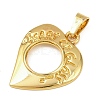 304 Stainless Steel Pendants STAS-K315-04A-G-2