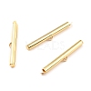 304 Stainless Steel Slide On End Clasp Tubes STAS-C044-08F-G-2