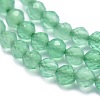 Natural Green Agate Beads Strands G-G792-41-3