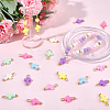 60Pcs Opaque Acrylic Pendants FIND-SC0022-82-4