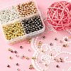 1000Pcs 4 Style Iron & ABS Plastic Spacer Beads DIY-YW0006-95-4