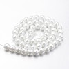 Eco-Friendly Dyed Glass Pearl Round Bead Strands X-HY-A008-8mm-RB001-3