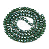 Electroplate Glass Beads Strands EGLA-A034-P4mm-A09-A-2