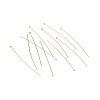 Brass Flat Head Pins KK-WH0058-03D-G01-3