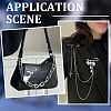 16Pcs 4 Styles Iron Rhinestone Safety Pins FIND-SC0022-25P-7