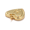 Rack Plating Real 18K Gold Plated Brass Pendants KK-E260-01G-H-3