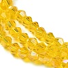 Transparent Electroplate Glass Beads Strands LS-GLAA-F029-2mm-A22-3