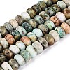 Natural Chrysocolla and Lapis Lazuli Beads Strands G-N367-02A-13-2