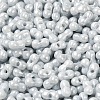Opaque Colours Luster Glass Seed Beads SEED-B001-01A-09-3