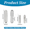300Pcs 2 Styles Iron Folding Crimp Ends FIND-ME0002-97-2