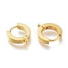 201 Stainless Steel Huggie Hoop Earrings Findings X-STAS-A167-01A-G-2