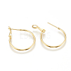 Brass Hoop Earrings KK-S341-84-2