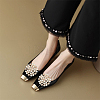 1 Pair Flower ABS Imitation Pearl Detachable Alloy Shoe Buckle Clips DIY-WR0004-08A-6
