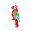 MIYUKI Handmade Japanese Glass Seed Beaded Parrot Pendants PALLOY-SZ00003-1