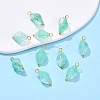 Glass Pendants PALLOY-YW00060-01-1