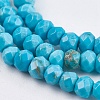 Dyed Natural Turquoise Beads Strands X-TURQ-F010-05-2