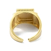 Brass Open Cuff Rings RJEW-B051-37G-3