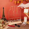 Iron Multi-Tier Earring Display Organizer Holder EDIS-WH0035-05LG-3