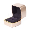Square Plastic Jewelry Ring Boxes OBOX-F005-01C-2