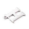 304 Stainless Steel Charms STAS-H112-H-P-3