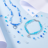 24Strands 12 Styles Transparent Faceted Glass Beads GLAA-GA0002-04-5