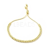 Rack Plating Brass Round Bead Slider Bracelets for Women LS-BJEW-M232-01G-A-1