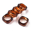 Square Transparent Resin Finger Rings RJEW-S046-003-A02-1